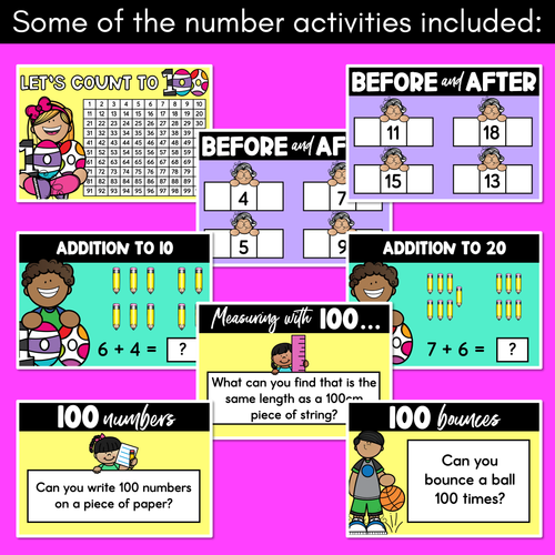 Resource preview 3 for 100 Days of School DIGITAL SLIDES - Celebrating the 100th Day of School