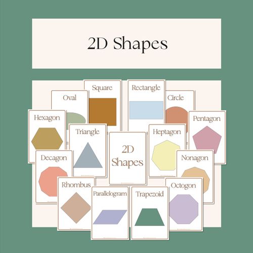 Resource preview 1 for 2D Shape Posters