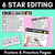 1 for 6 Star Editing Checklist - Re-read, Edit and Review Writing - Posters & Practice