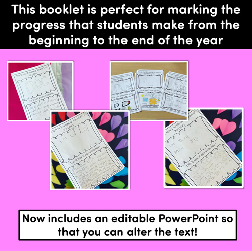 Resource preview 4 for Look at the difference a year can make - First day of school template