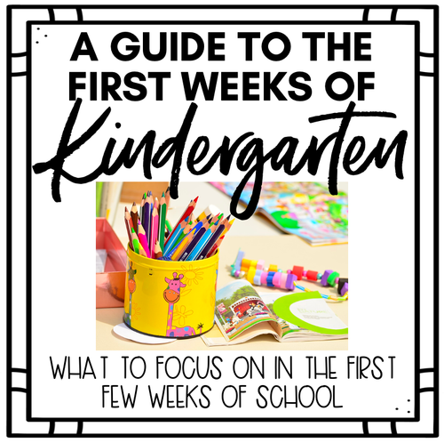 Resource preview 1 for First Week of Kindergarten - The Complete FREE Guide