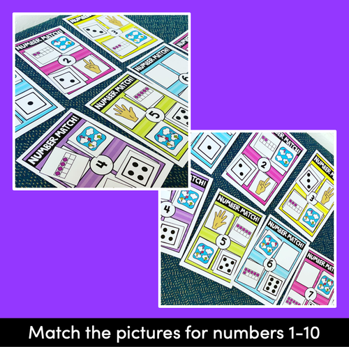 Resource preview 2 for NUMBER MATCH ACTIVITY - Numbers 1-10