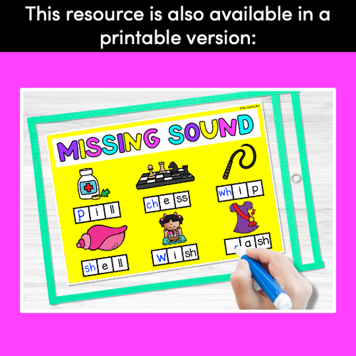 Resource preview 4 for Missing Sounds Digital Activity - Common Digraphs