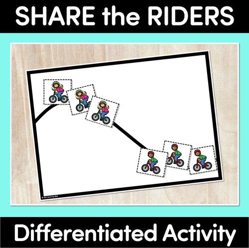 Resource preview 1 for Share The Riders- Differentiated Activity for SHARING OBJECTS