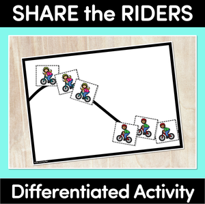 Share The Riders- Differentiated Activity for SHARING OBJECTS