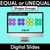 1 for Equal or Unequal 2D Shape Groups - Digital Slides