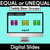 1 for Equal or Unequal Teddy Bear Counter Groups - Digital Slides