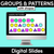 1 for Groups & Patterns with 2D Shapes - Digital Slides