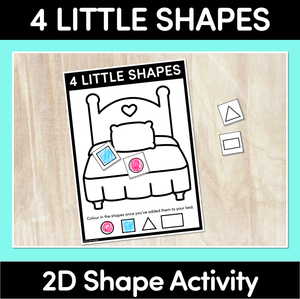 4 Little Shapes - 2D Shape Activity