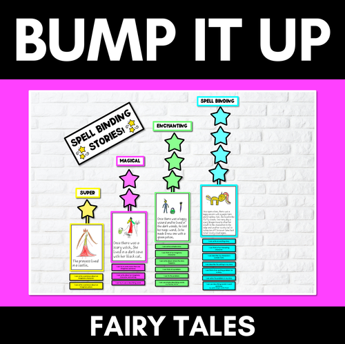 Resource preview 1 for Bump It Up Wall for K-2 Writing Classrooms: Fairy Tales and Narratives