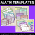 1 for Maths Templates - Ten Frames, Hundreds Charts, Numeral Cards & More