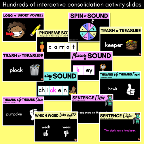 Resource preview 4 for Consonant Sound C PowerPoint - C K CK