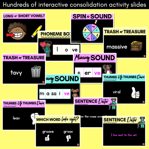 Resource preview 4 for Consonant Sound V PowerPoint - V VE