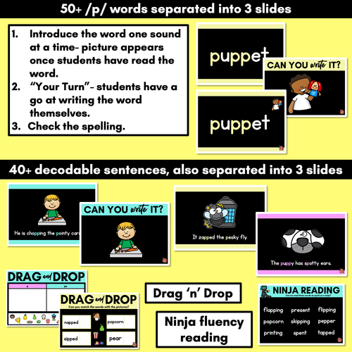 Resource preview 3 for Consonant Sound P PowerPoint - P PP