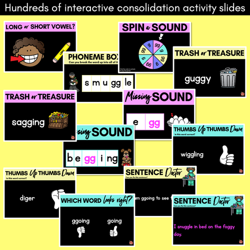 Resource preview 4 for Consonant Sound G PowerPoint - G GG