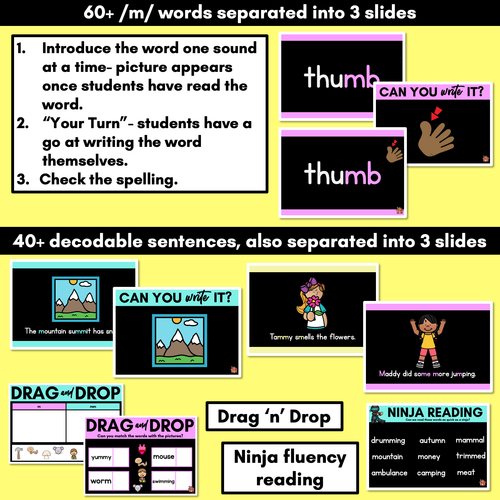 Resource preview 3 for Consonant Sound M PowerPoint - M MM