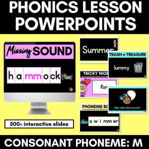 Consonant Sound M PowerPoint - M MM