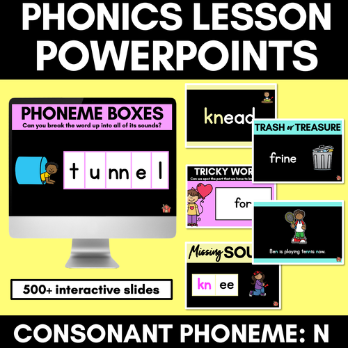 Resource preview 20 for Phonics Powerpoints - Consonant Sounds Bundle