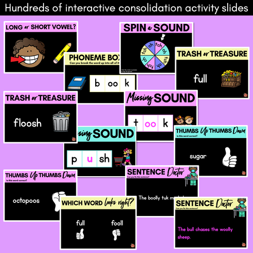 Resource preview 4 for Short OO Sound PowerPoint