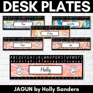 Student Desk Plates - The JAGUN Collection