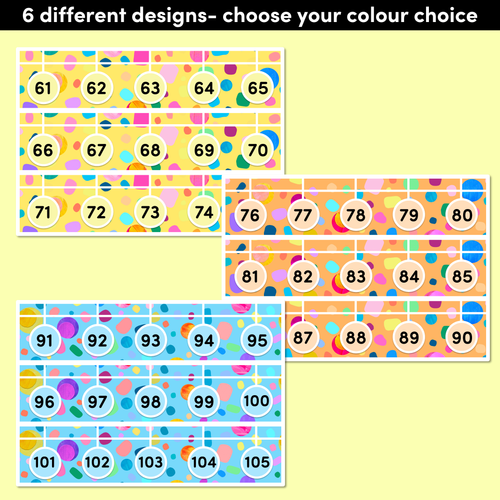 Resource preview 3 for NUMBER LINE DISPLAY - The Kasey Rainbow Collection