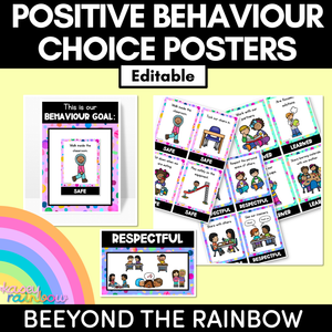 Positive Behaviour for Learning Posters - The Kasey Rainbow Collection