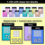 2 for PLACE VALUE POSTERS - The Kasey Rainbow Collection - Rainbow Block Colours