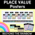 1 for PLACE VALUE POSTERS - The Kasey Rainbow Collection - Rainbow Speckles