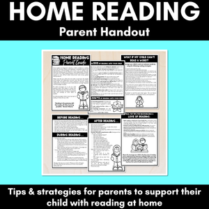 Home Reading Parent Handout