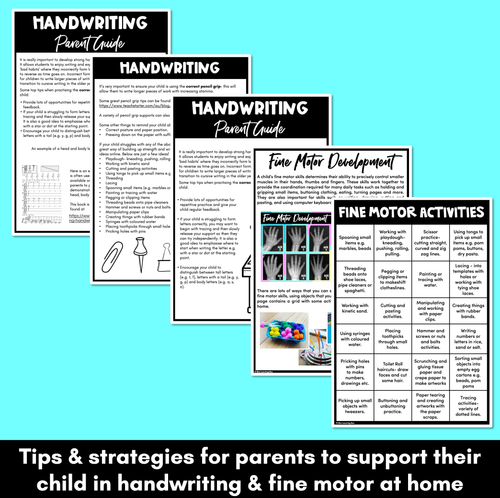 Resource preview 2 for Handwriting Parent Handout