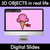 1 for 3D Objects in Real Life Digital Slides