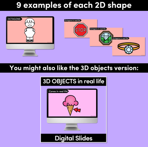 Resource preview 4 for 2D Shapes in Real Life Digital Slides