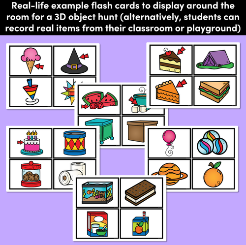 Resource preview 3 for 3D Object Hunt - Differentiated