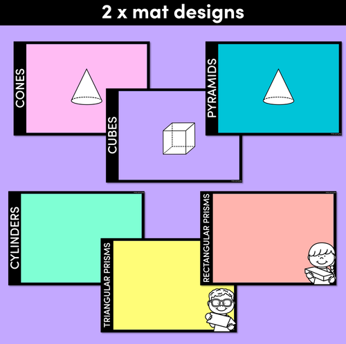 Resource preview 2 for 3D Objects in Real Life - Sorting Mats