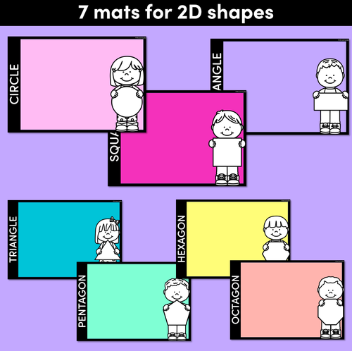 Resource preview 2 for 2D Shapes in Real Life - Sorting Mats