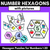 1 for Number Hexagons 1-20 - Kindergarten Maths Puzzle with number pictures