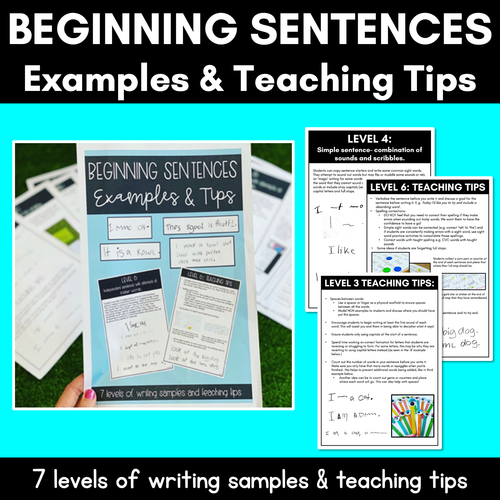 Resource preview 1 for How To Teach Beginning Writing - A Free Guide