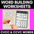 1 for CVCC CCVC WORD BUILDING WORKSHEETS - Cut & Paste Phonics Printables