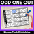 1 for Odd One Out Rhyme Worksheets - Phonological Awareness Printables for RHYMING