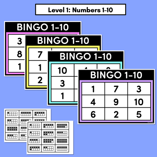 Resource preview 2 for Number 1-20 Bingo with Ten Frames