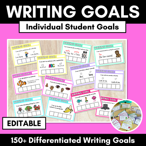 Resource preview 8 for Learning Goals Complete Bundle