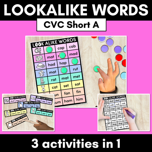 Resource preview 17 for Lookalike Words Complete Bundle