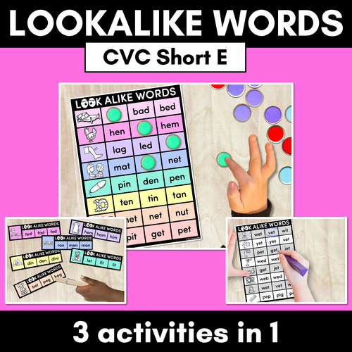 Resource preview 19 for Lookalike Words Complete Bundle