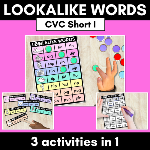 Resource preview 18 for Lookalike Words Complete Bundle