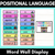 1 for Positional Language Posters - Position Words for a Math Word Wall Display