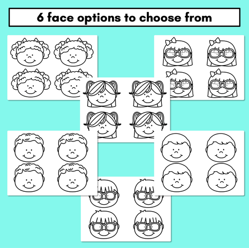 Resource preview 2 for Face templates for a class height display