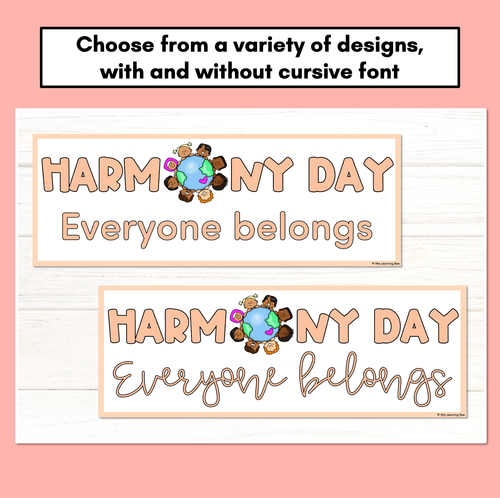 Resource preview 2 for Harmony Day Posters