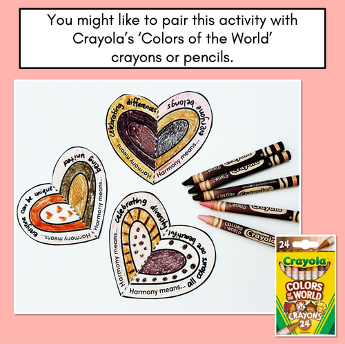 Resource preview 4 for Harmony Hearts - Harmony Day Activity with Jigsaw Hearts