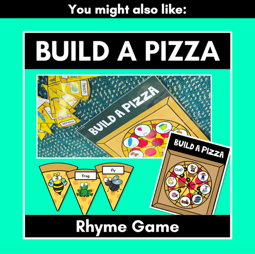 Resource preview 5 for Syllables Game - Build A Pizza