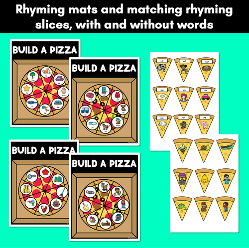 Resource preview 2 for Rhyme Game - Build A Pizza